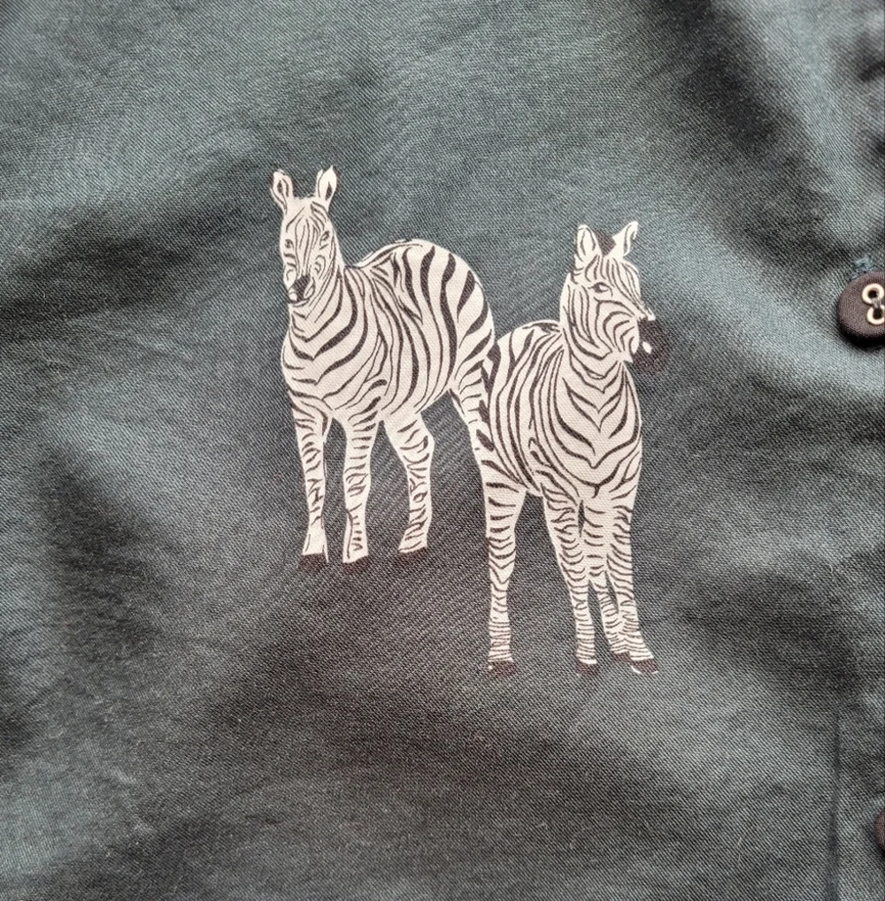Cyberjammies Blake Zebra Print Pyjama Set, VGUC, Size 12/L - Picture 12 of 12